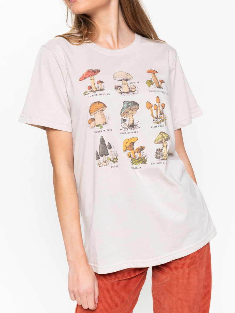 Mushroom Species T-shirt - Minga London