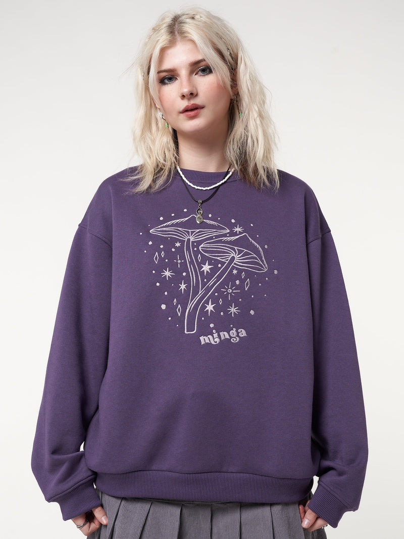 Mystic Mushrooms Sweater - Minga London
