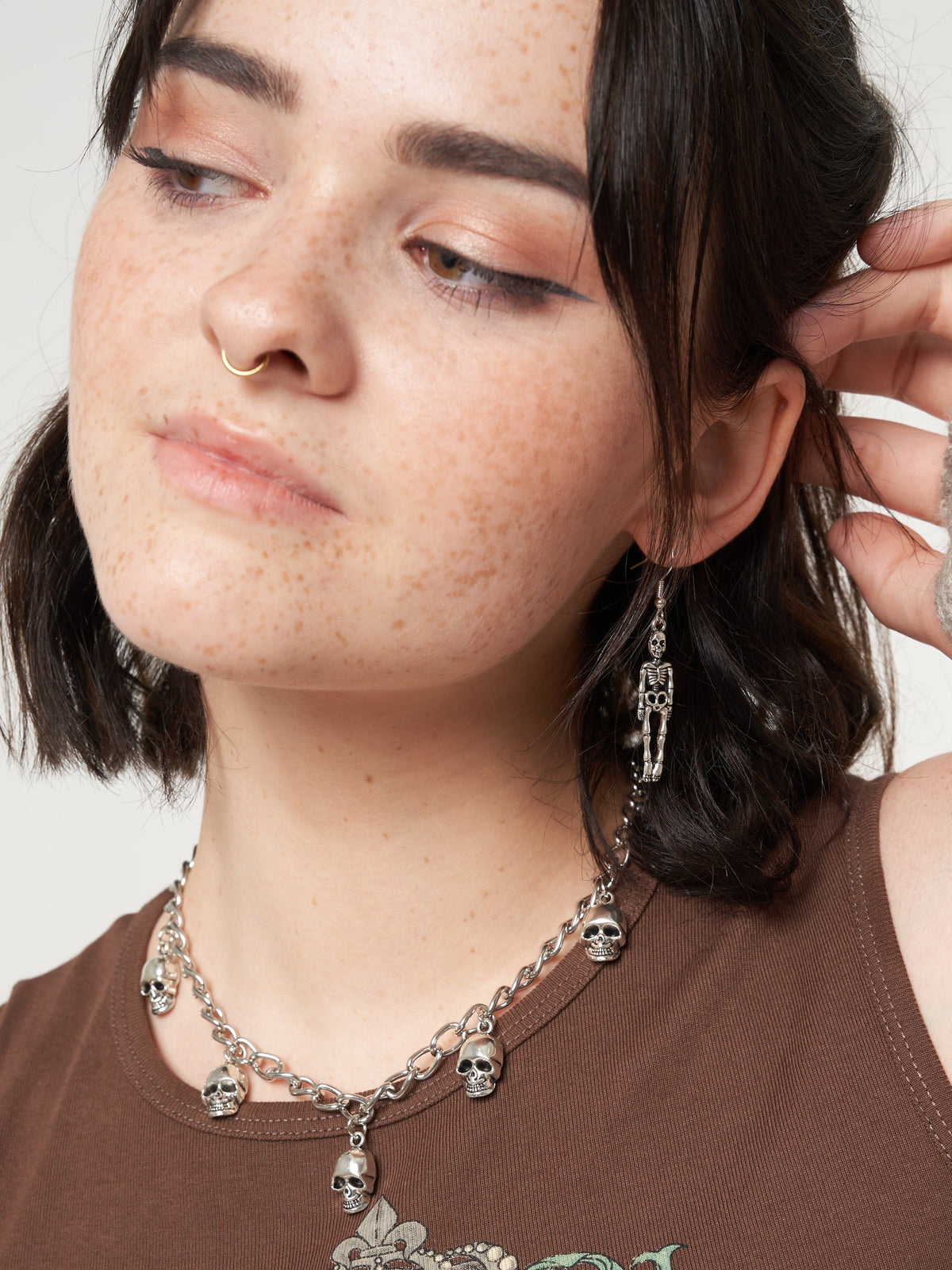 Skull Party Choker Necklace - Minga London