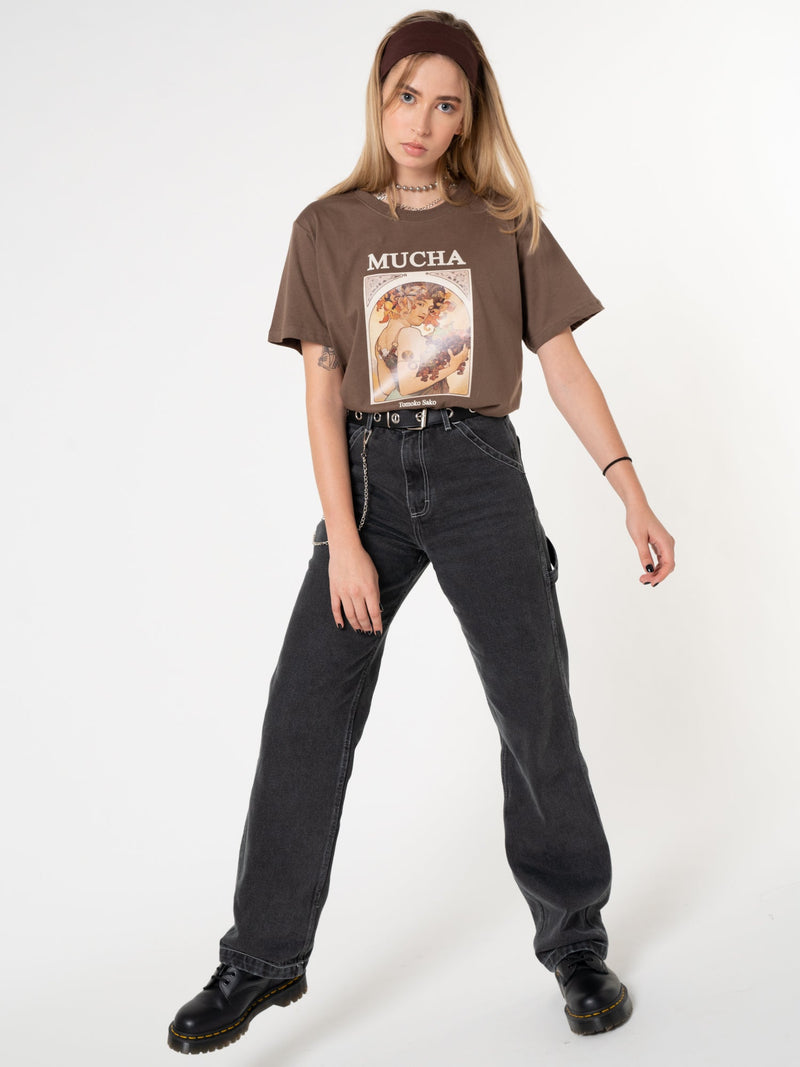 Carpenter Jeans in Washed Black - Minga London