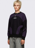 Black & Purple Jumper