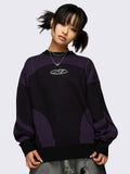 Black & Purple Jumper