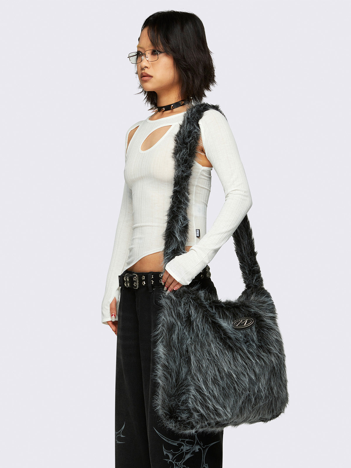 Nyx furry crossbody bag