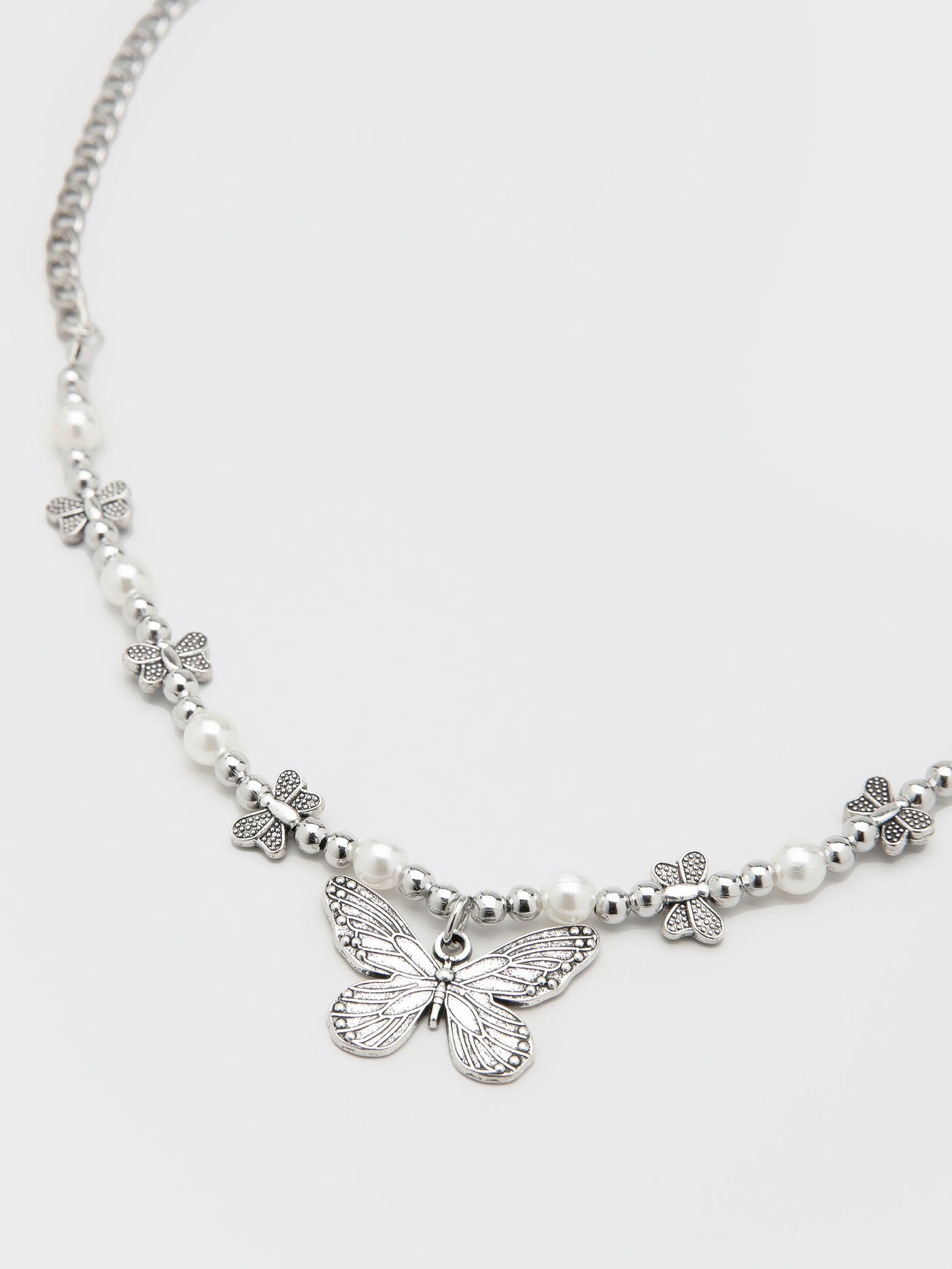 Mythical Butterfly Pearl Necklace - Minga London