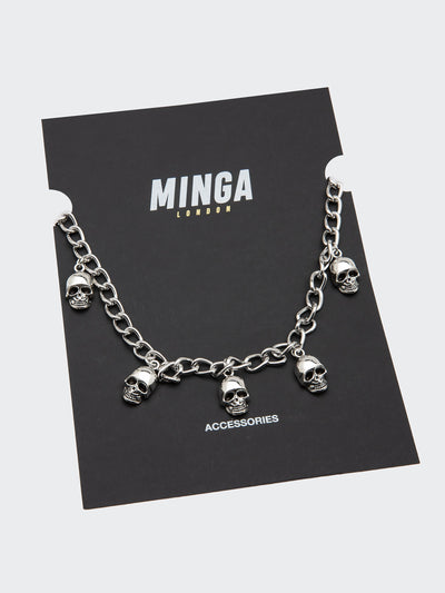 Skull Party Choker Necklace - Minga London