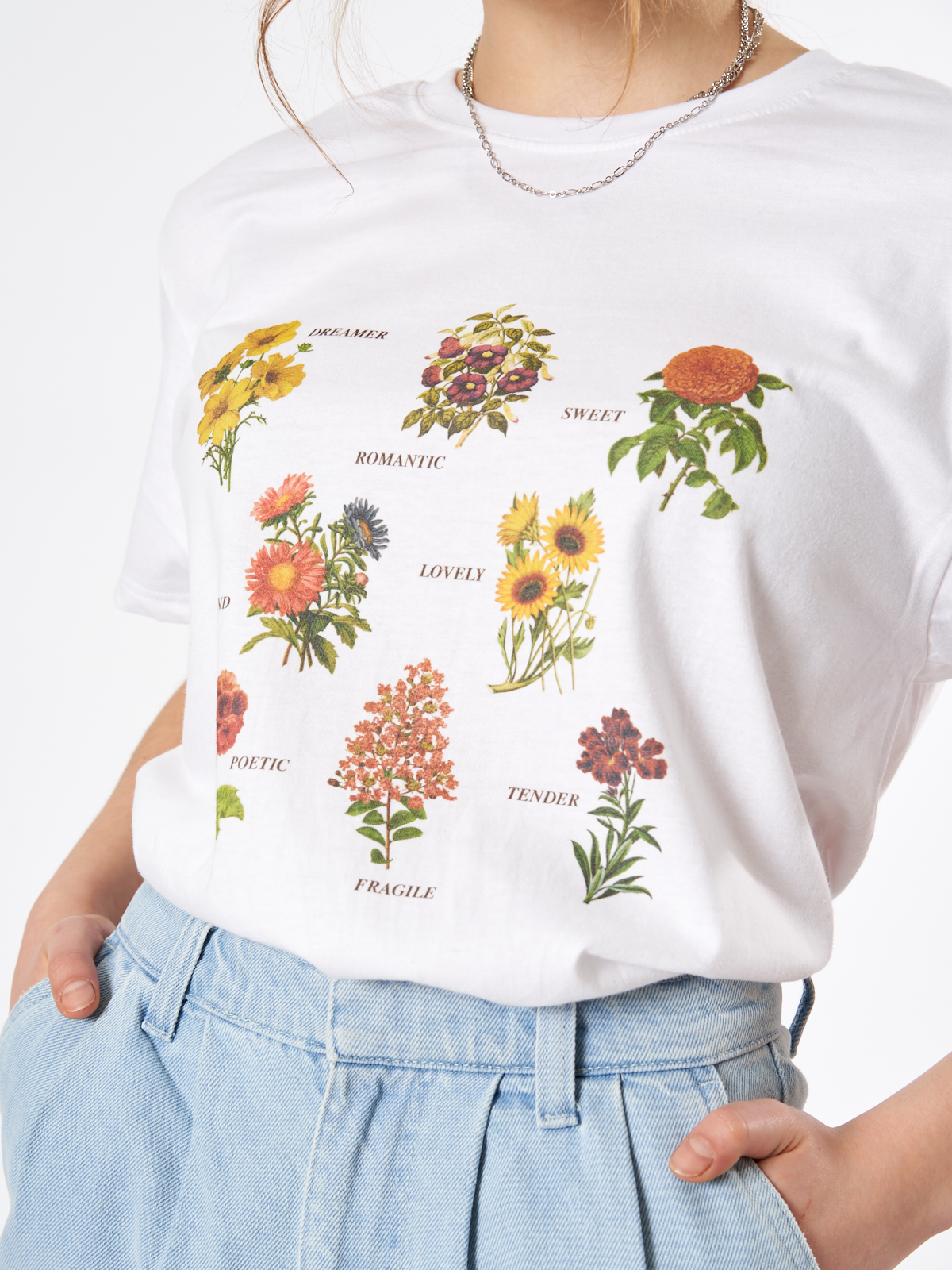 Flowers Meaning Oversized T-shirt 