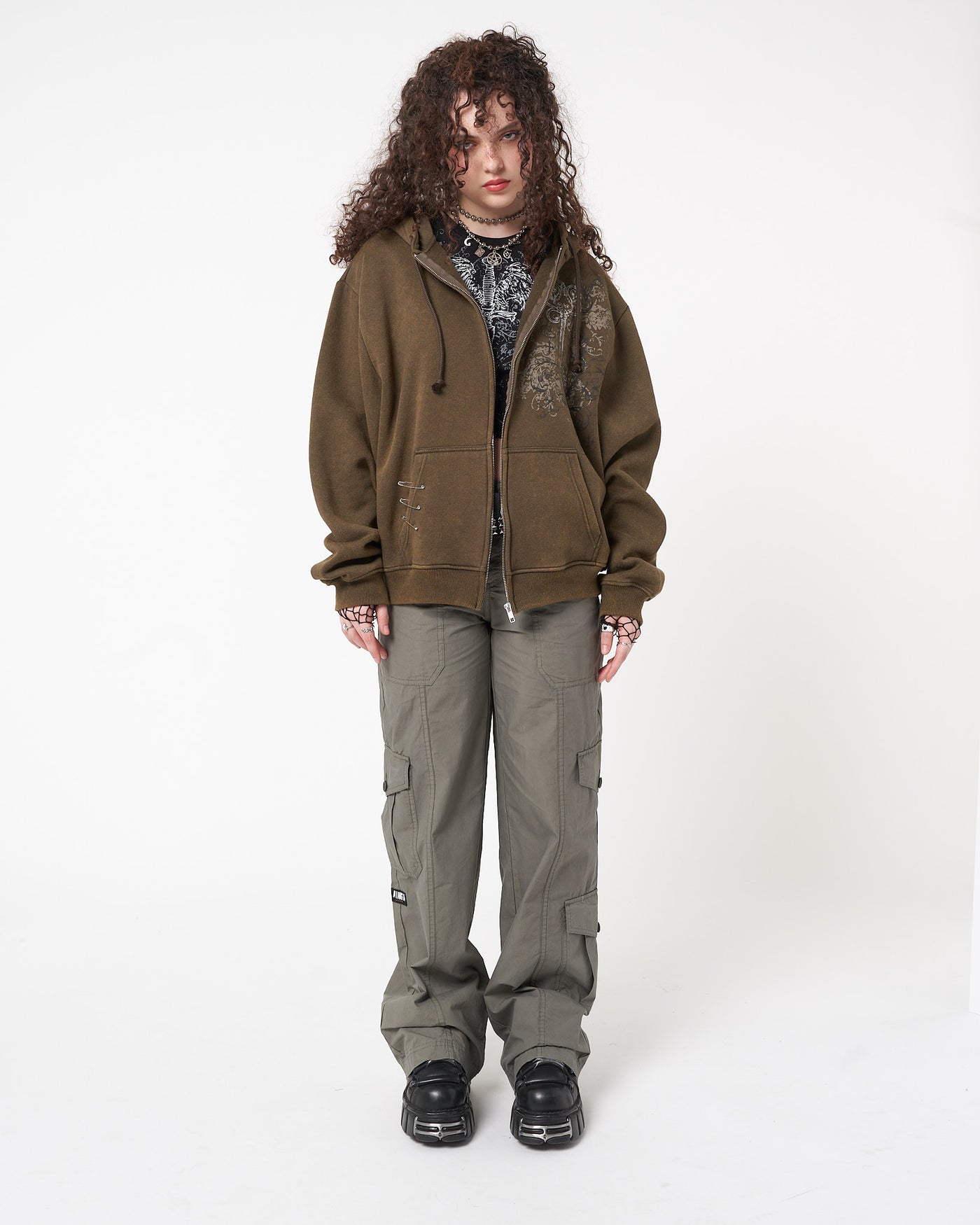 Desert Dust Contrast Striped Jumper