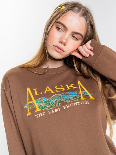 Alaska Sweater in Brown#color_brown