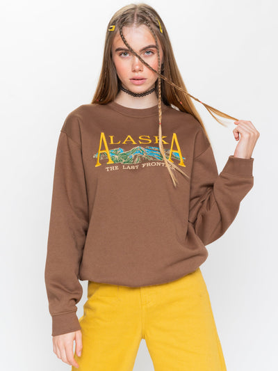 Alaska Sweater in Brown#color_brown