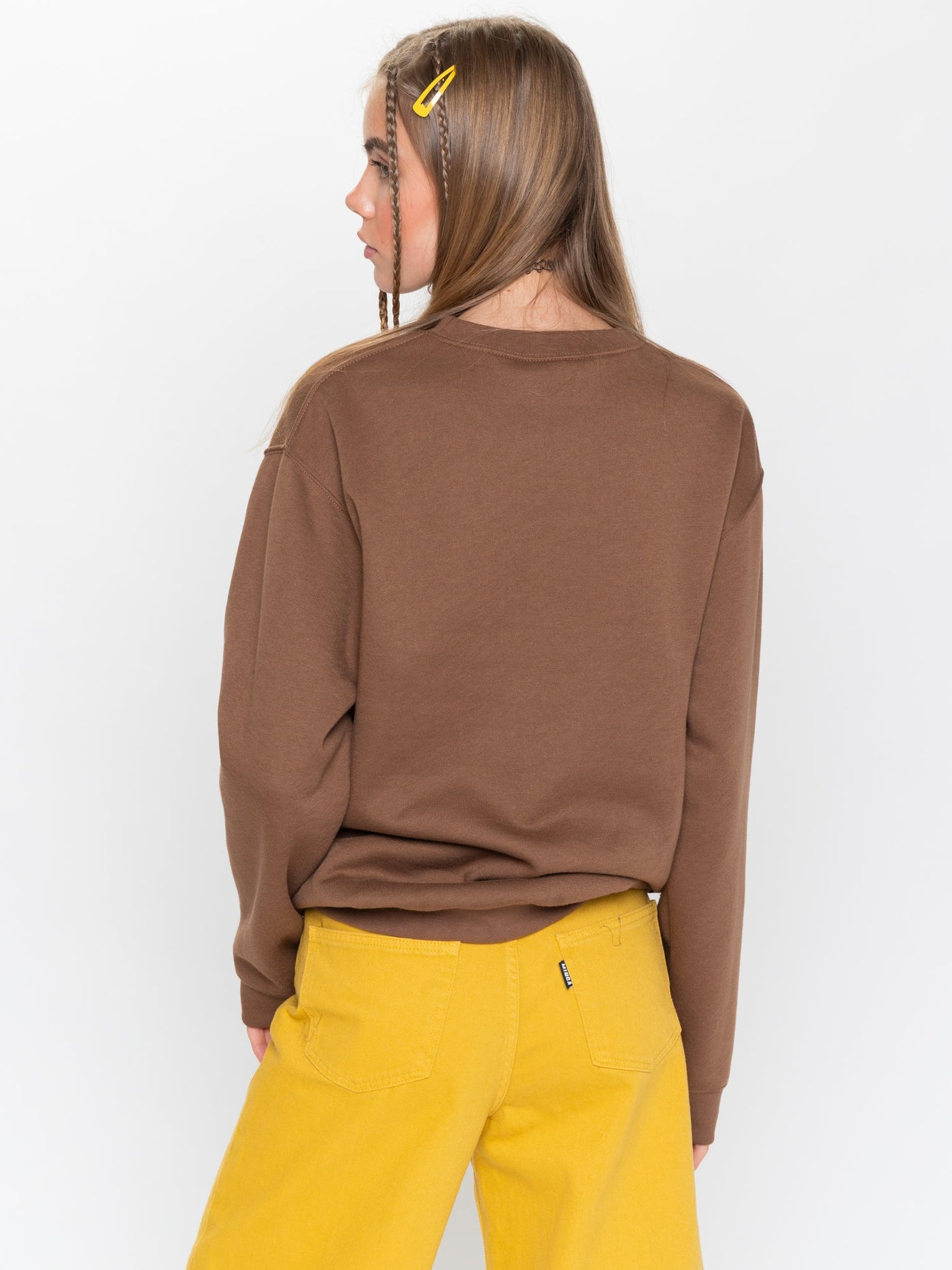 Alaska Sweater in Brown#color_brown