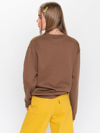 Alaska Sweater in Brown#color_brown