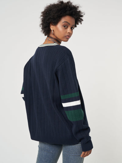 Brooklyn USA Striped Jumper - Minga London