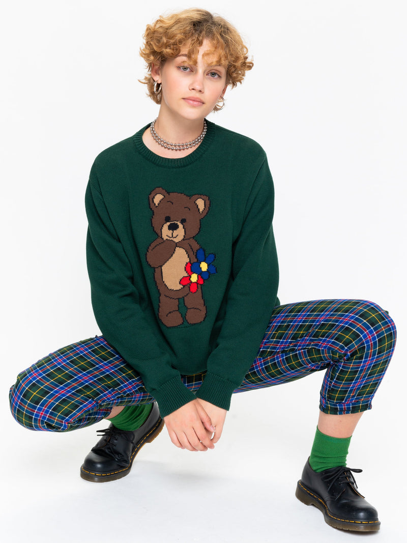 Cute Teddy Bear Knitted Jumper - Minga London