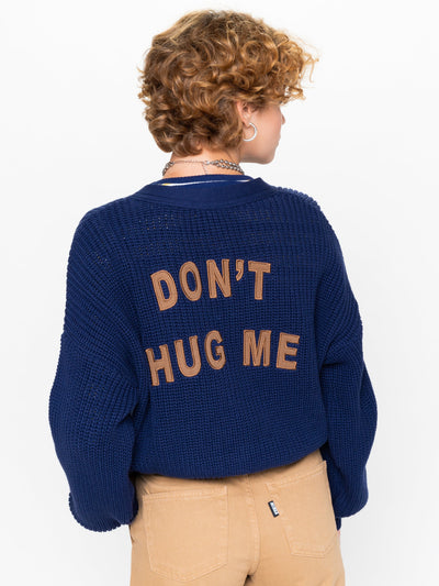 Don't Hug Me Knitted Cardigan - Minga London