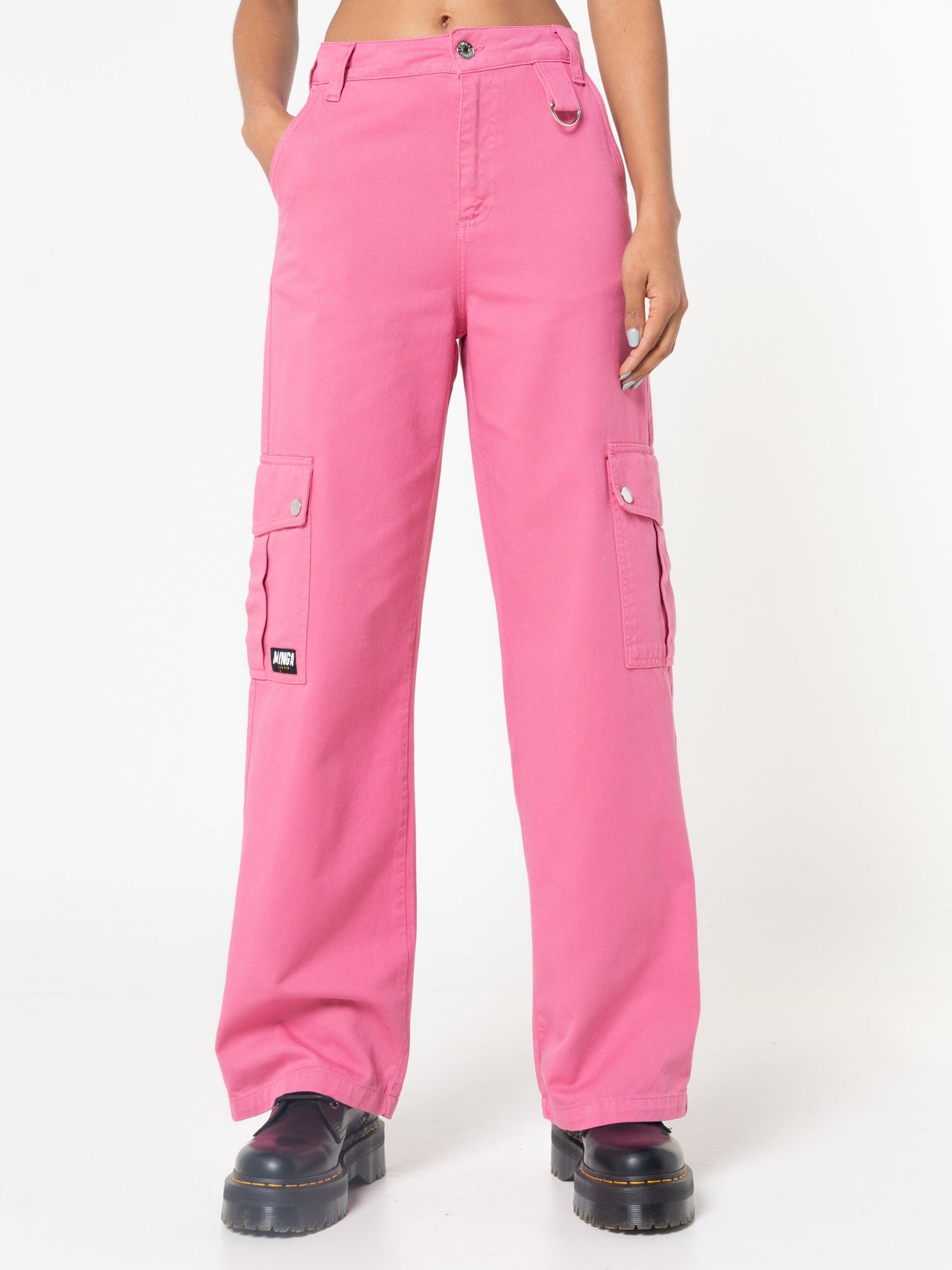 Hot Pink Utility Trousers - Minga London