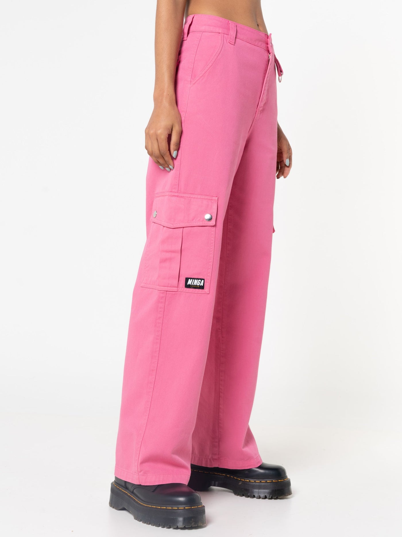 Hot Pink Utility Trousers - Minga London