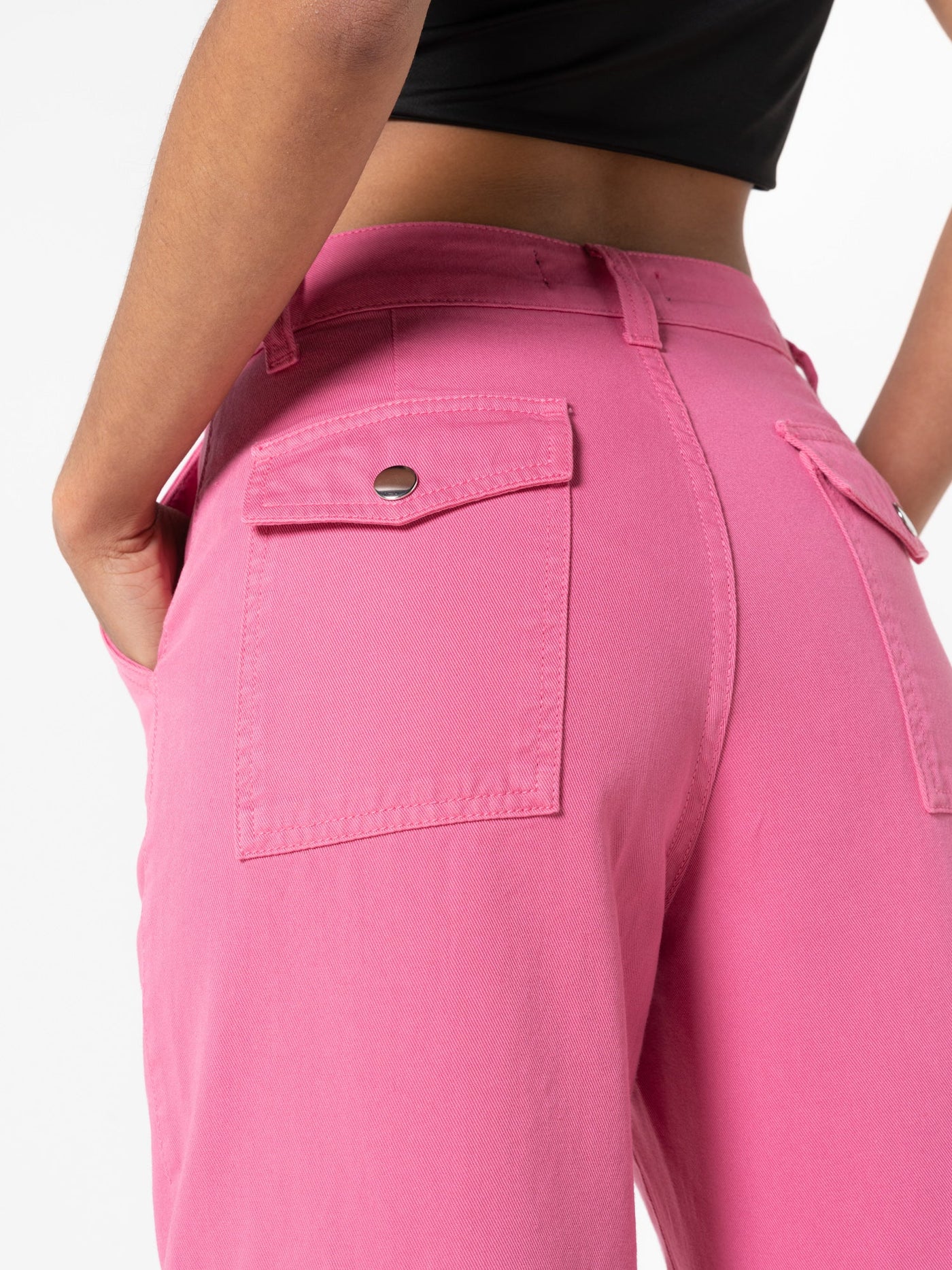 Hot Pink Utility Trousers - Minga London