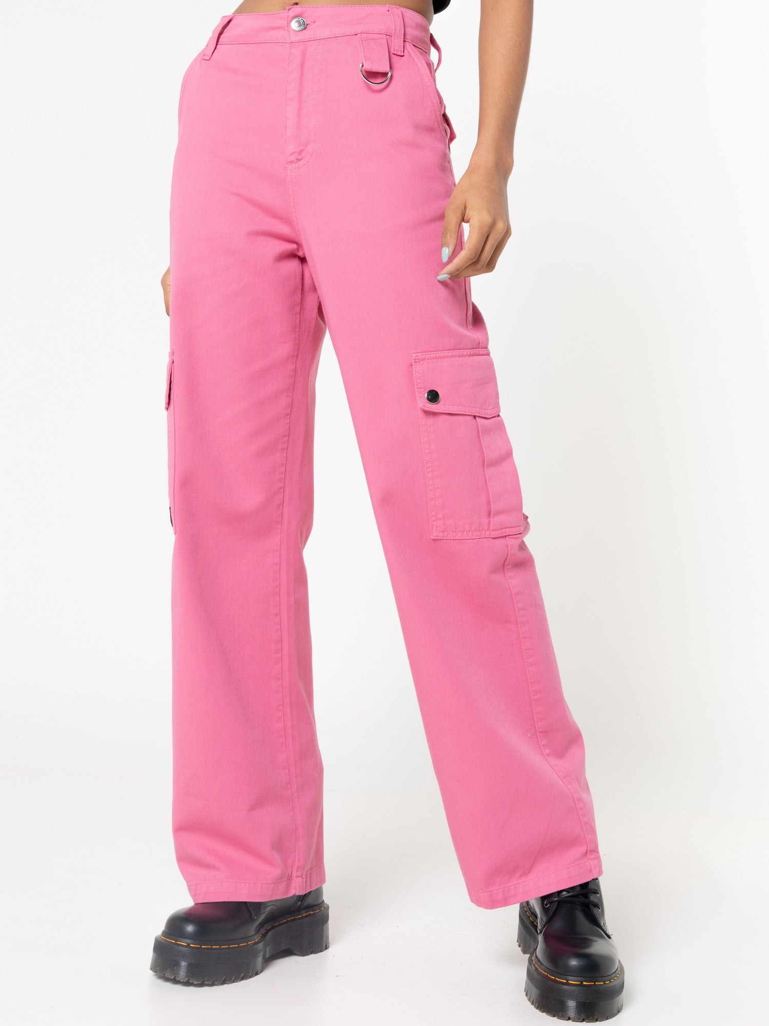 Hot Pink Utility Trousers - Minga London