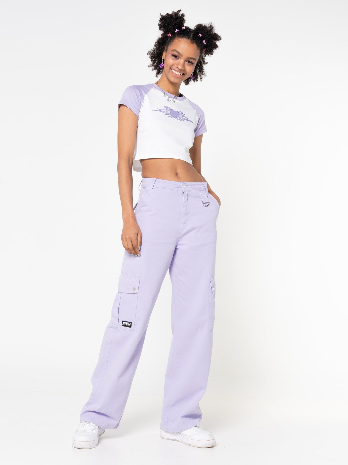 Lilac Utility Trousers - Minga London