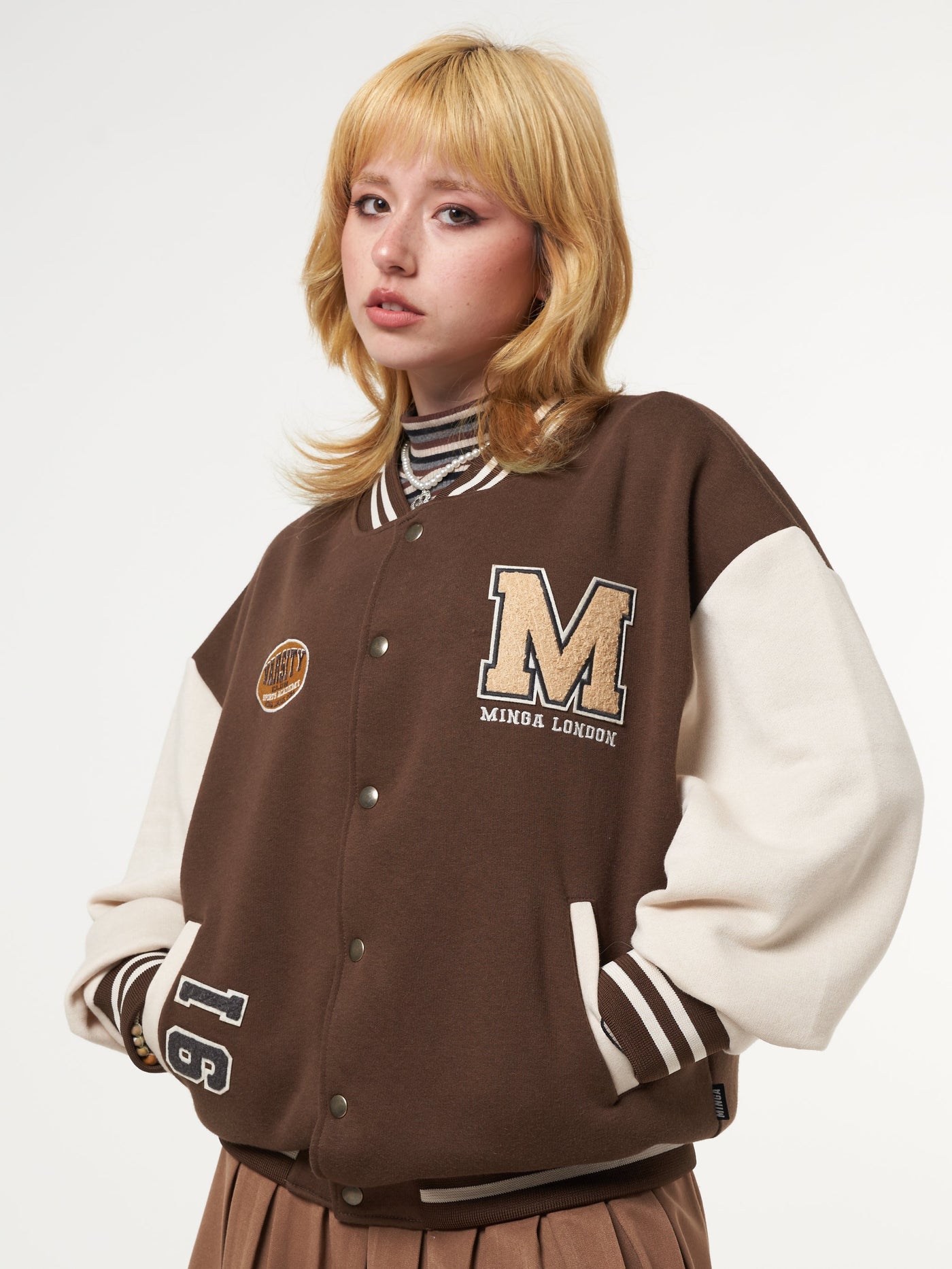 Alexis Varsity Bomber Jacket - Minga London