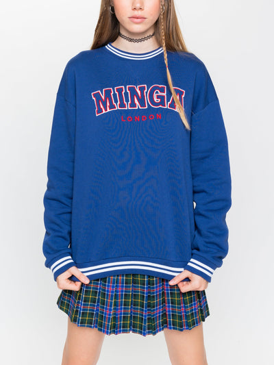 Minga Sporty Sweater in Blue - Minga London