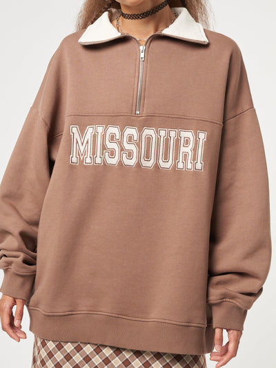 Missouri Half-Zip Sweatshirt - Minga London