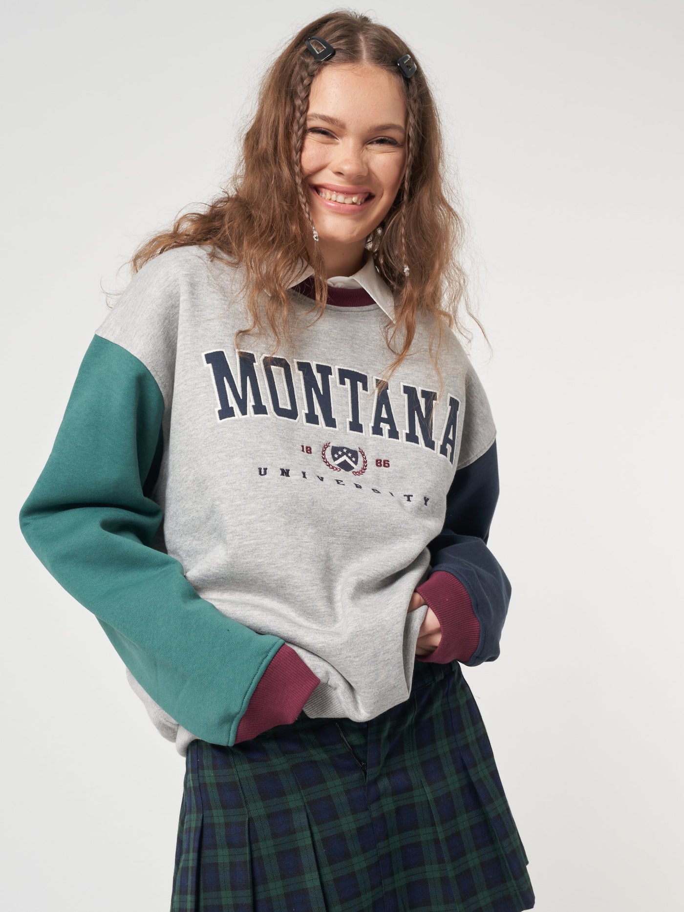 Montana Colourblock Sweater - Minga London