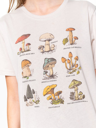 Mushroom Species T-shirt - Minga London