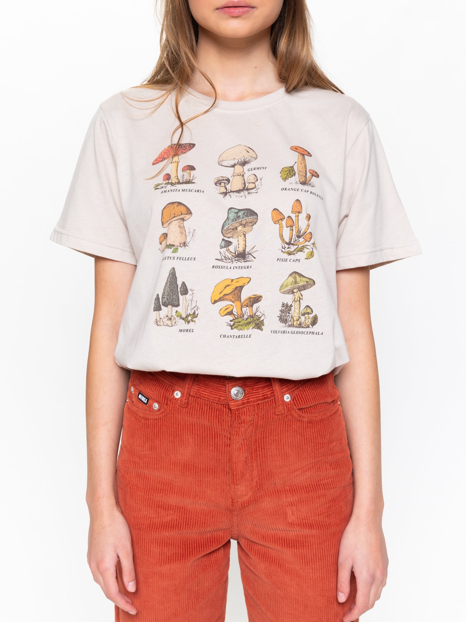 Mushroom Species T-shirt - Minga London