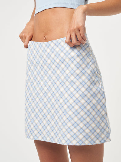 Nellie Plaid Mini Skirt - Minga London