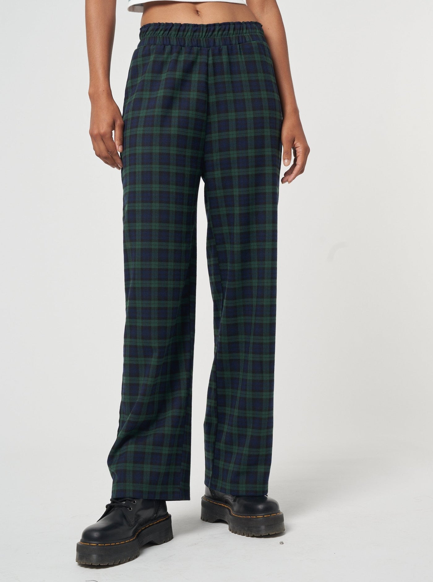 Old School Plaid Pants - Minga London