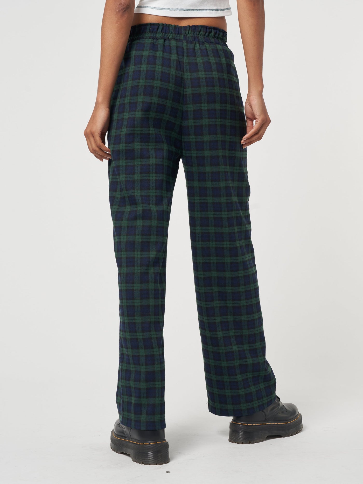 Old School Plaid Pants - Minga London