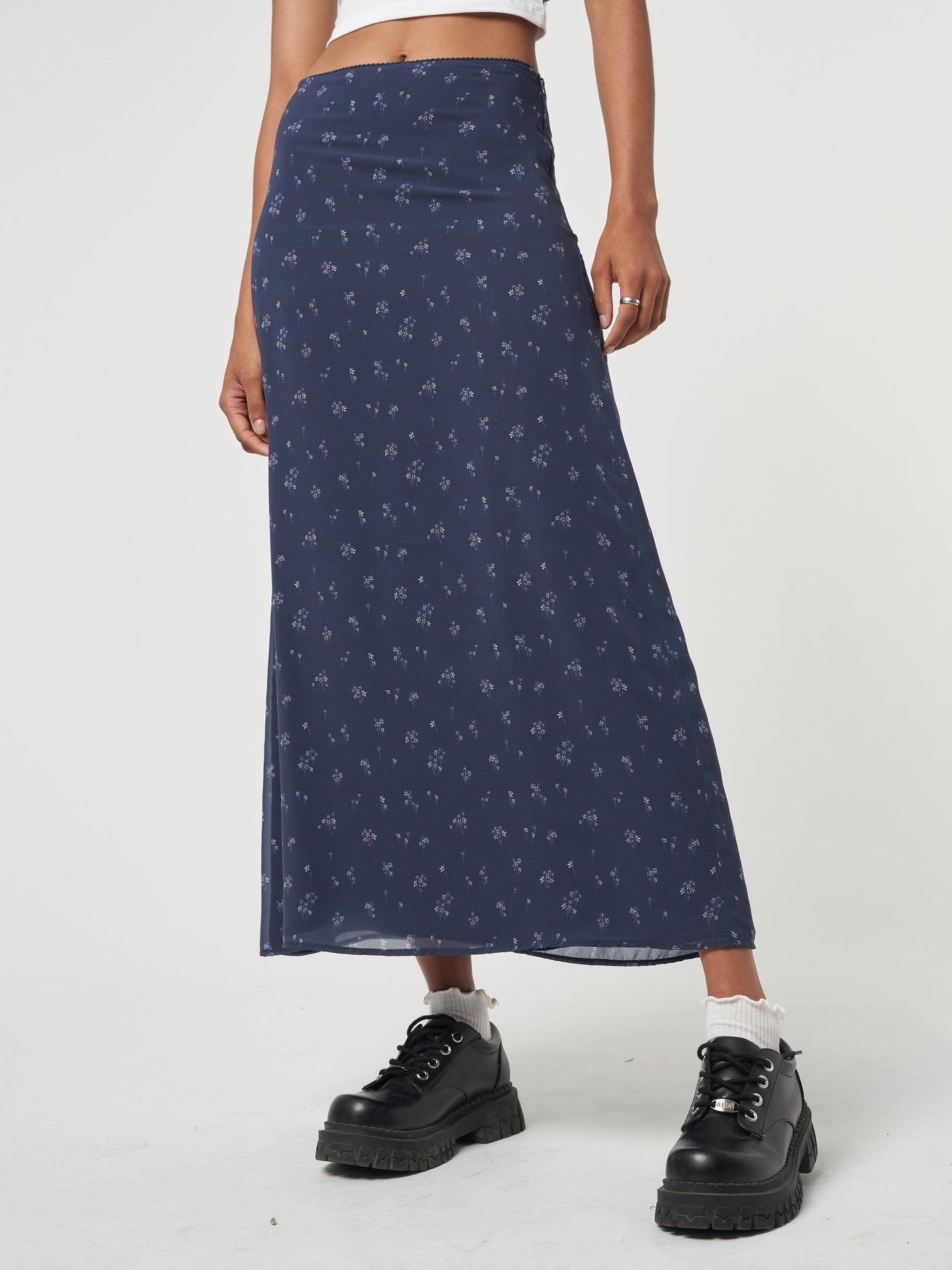 Olivia Floral Midi Skirt - Minga London