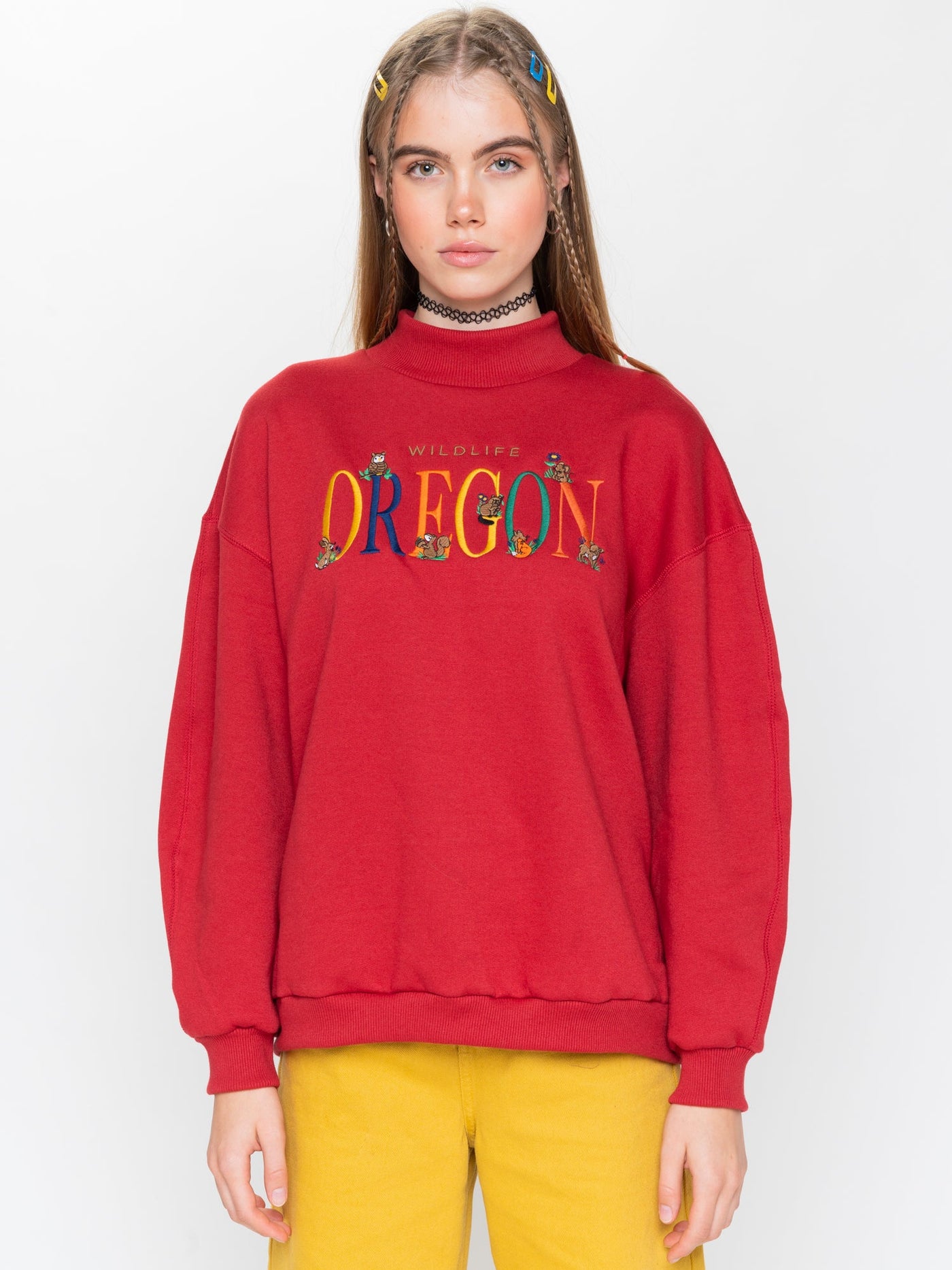 Oregon Oversized High Neck Sweater - Minga London