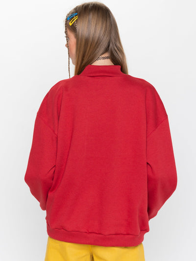 Oregon Oversized High Neck Sweater - Minga London