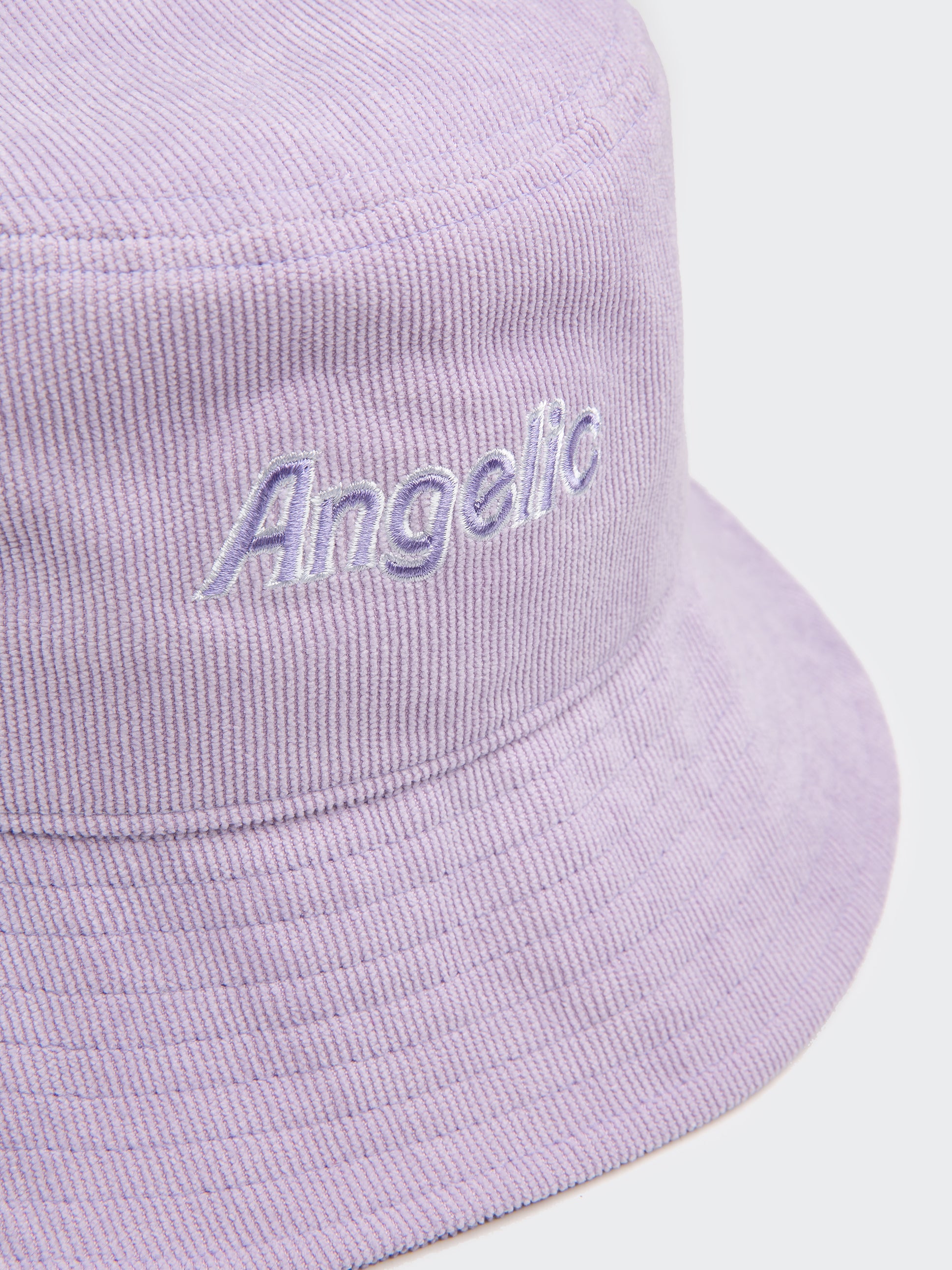 Angelic Corduroy Bucket Hat in Lilac - Minga London