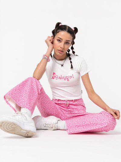 Babygirl Butterfly Crop Tee - Minga London