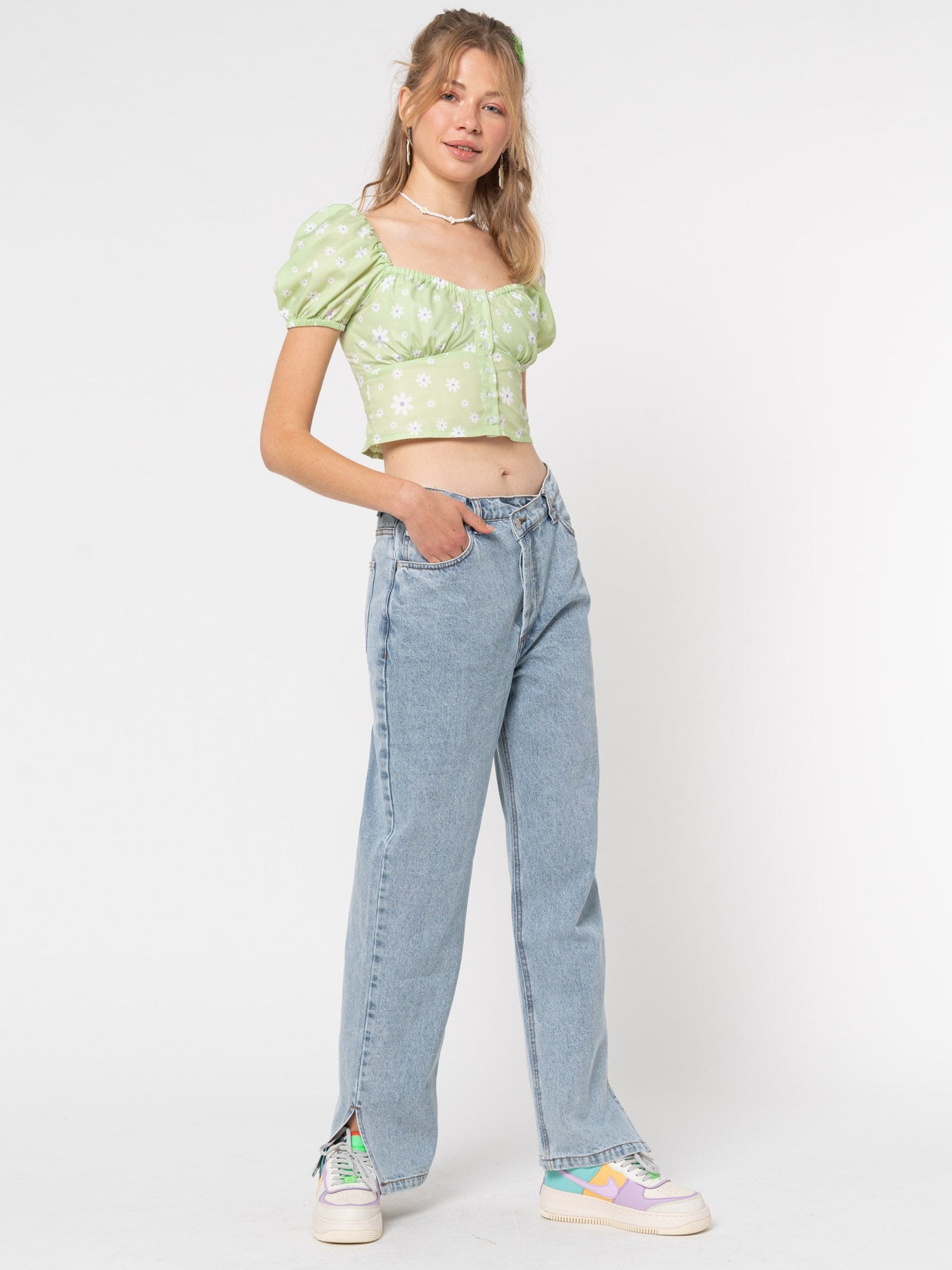 Eden Floral Milkmaid Top - Minga London