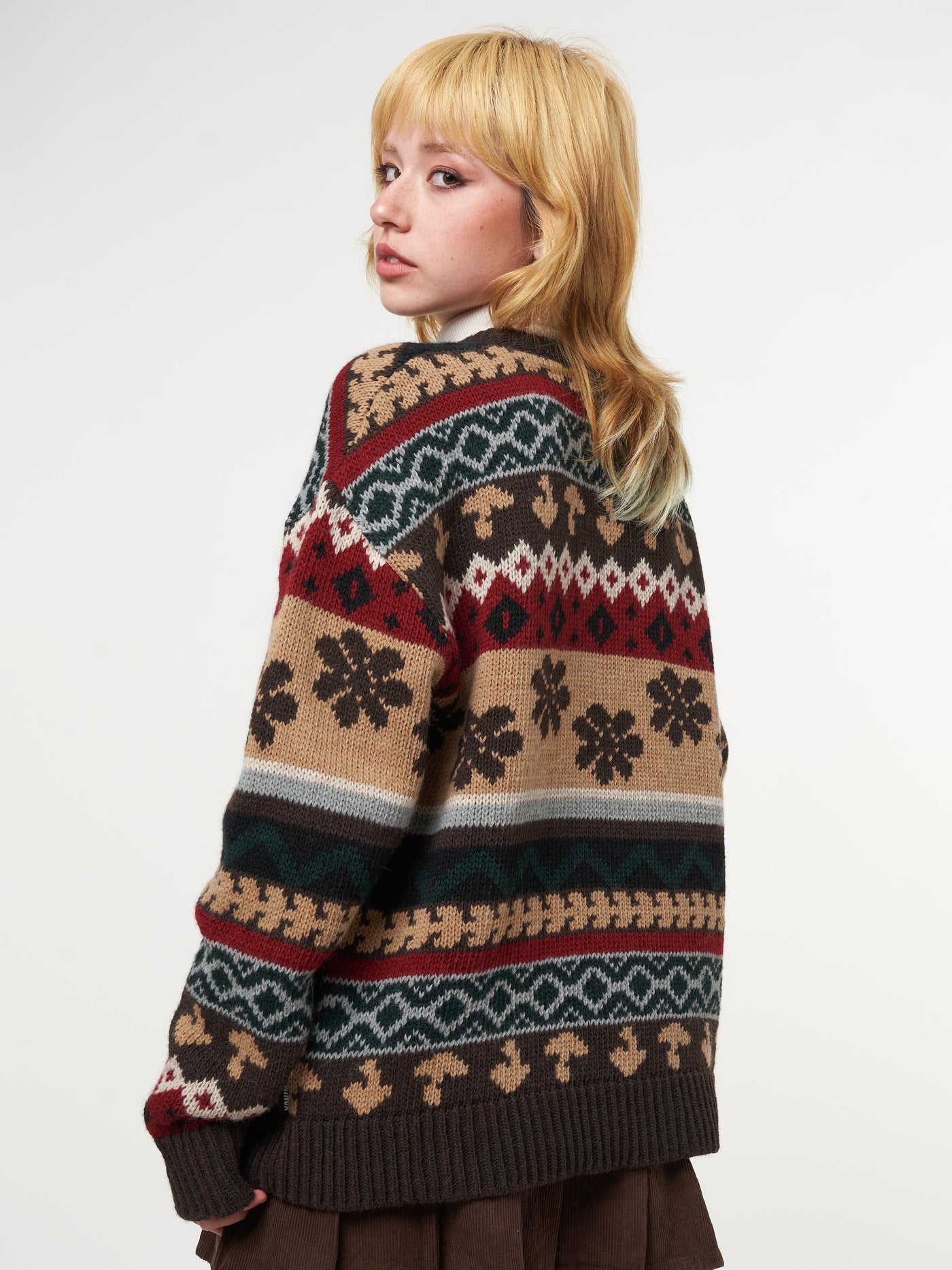 Granny Jacquard Knit Jumper - Minga London