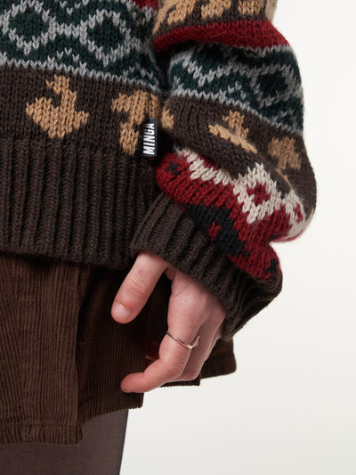 Granny Jacquard Knit Jumper - Minga London