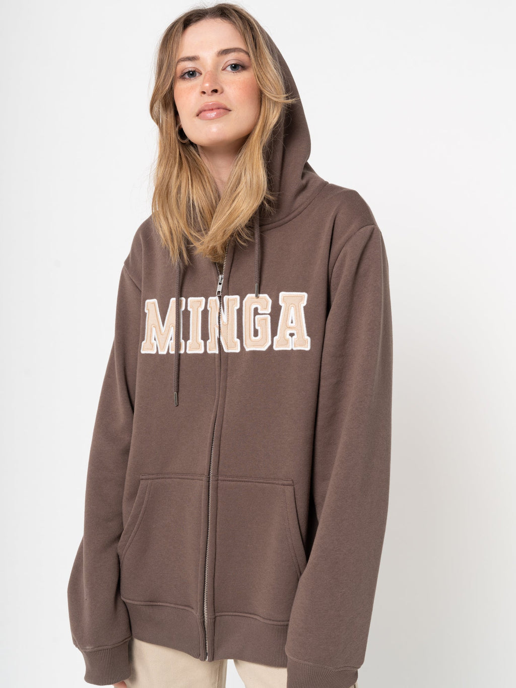 Minga Logo Zip Up Hoodie Jacket - Minga London