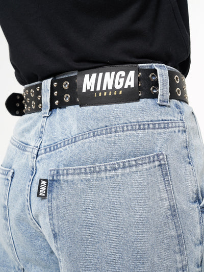 Acid Blue Cargo Jeans - Minga London