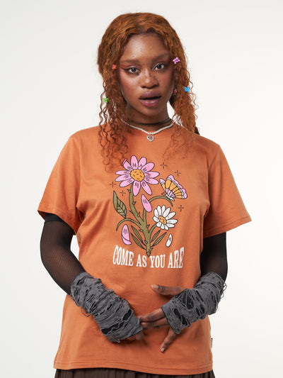 Come As You Are Flowers T-shirt - Minga London