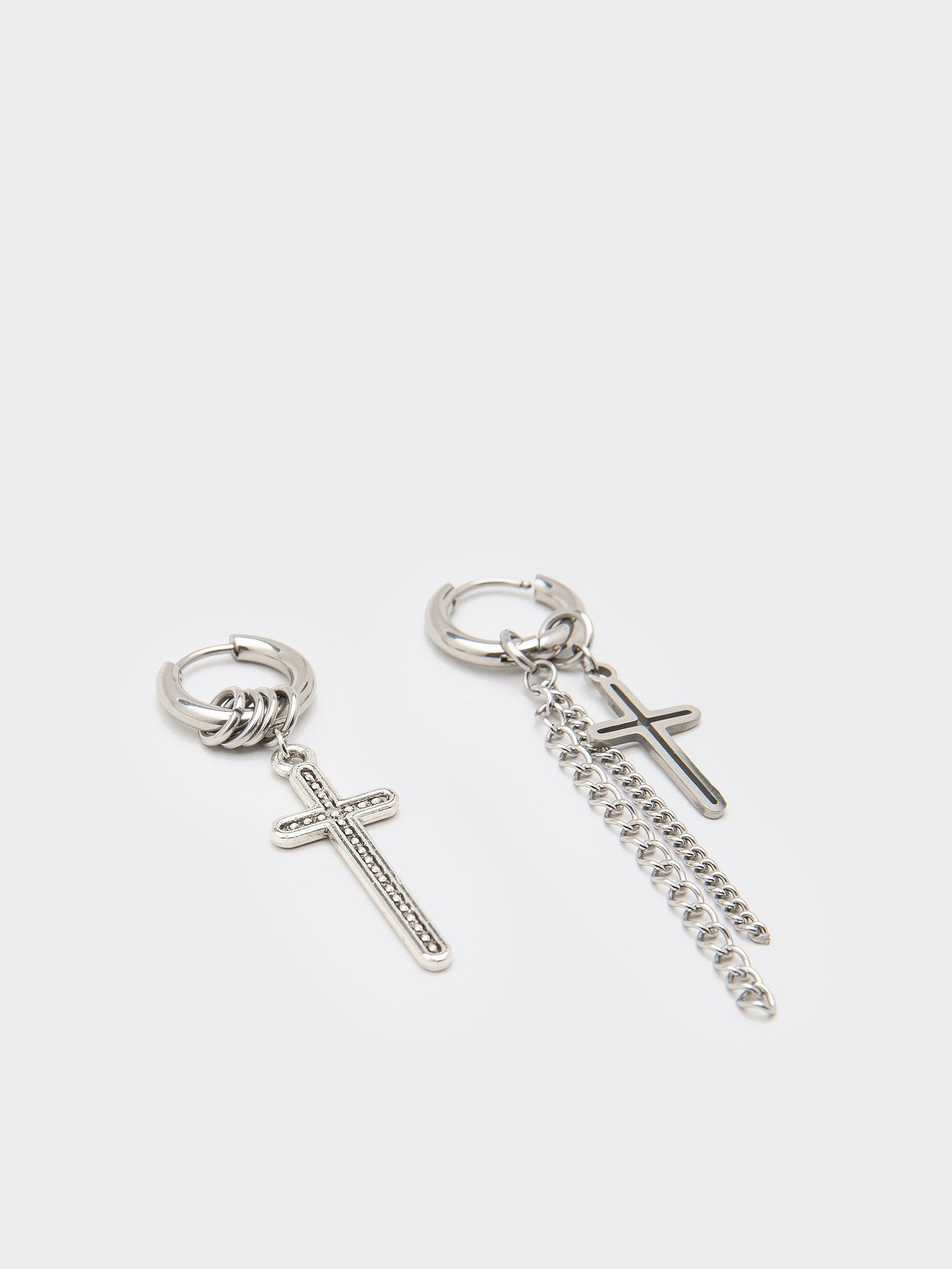 Cross Your Mind Drop Earrings - Minga London