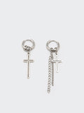 Cross Your Mind Drop Earrings - Minga London