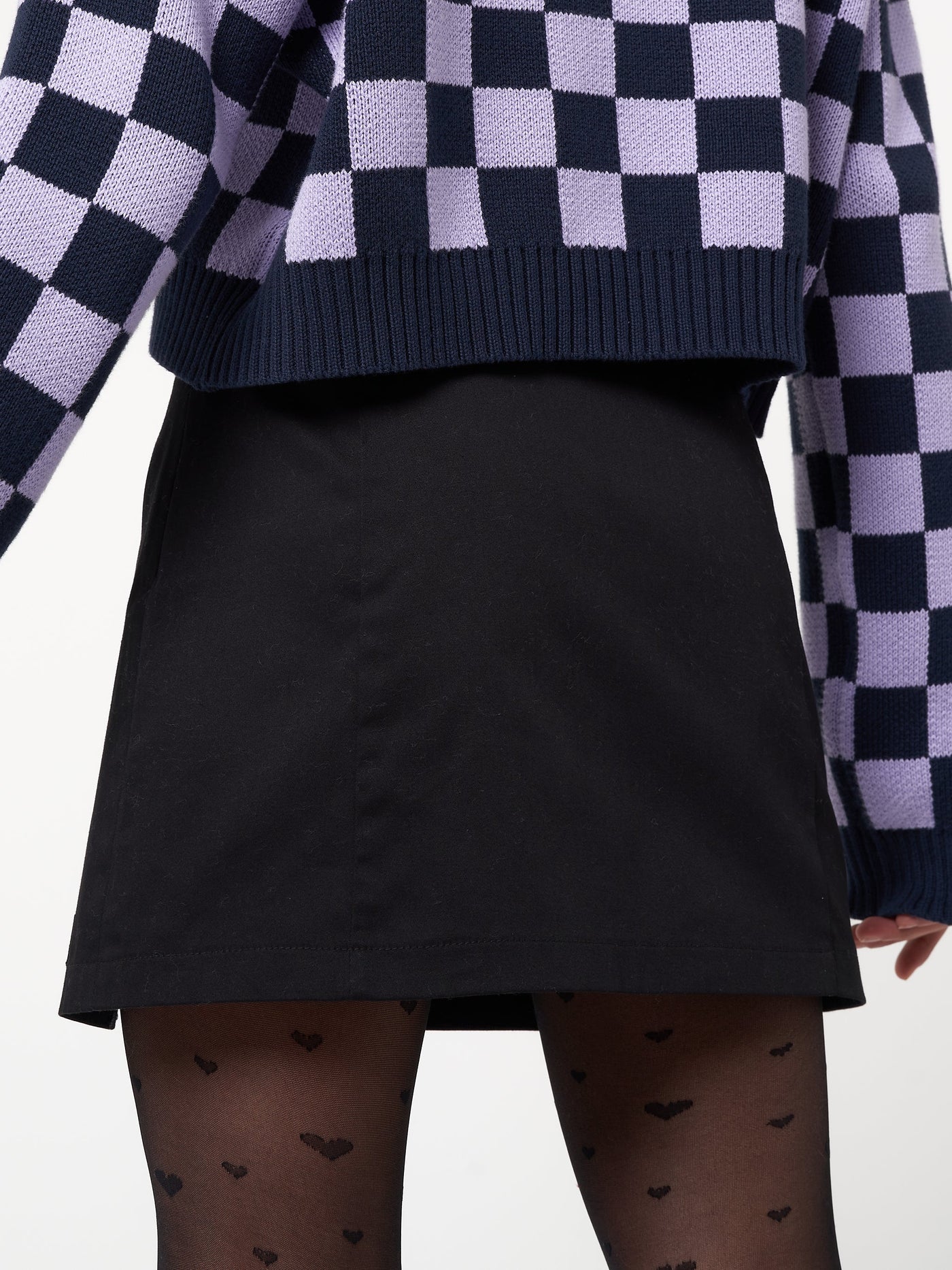 Esther Leg Split Mini Skirt - Minga London