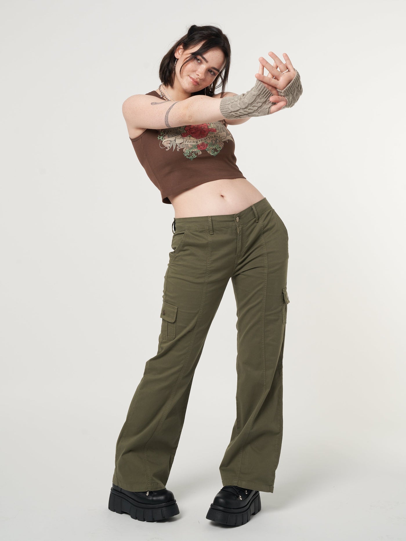 Eve Y2k Cargo Pants - Minga London