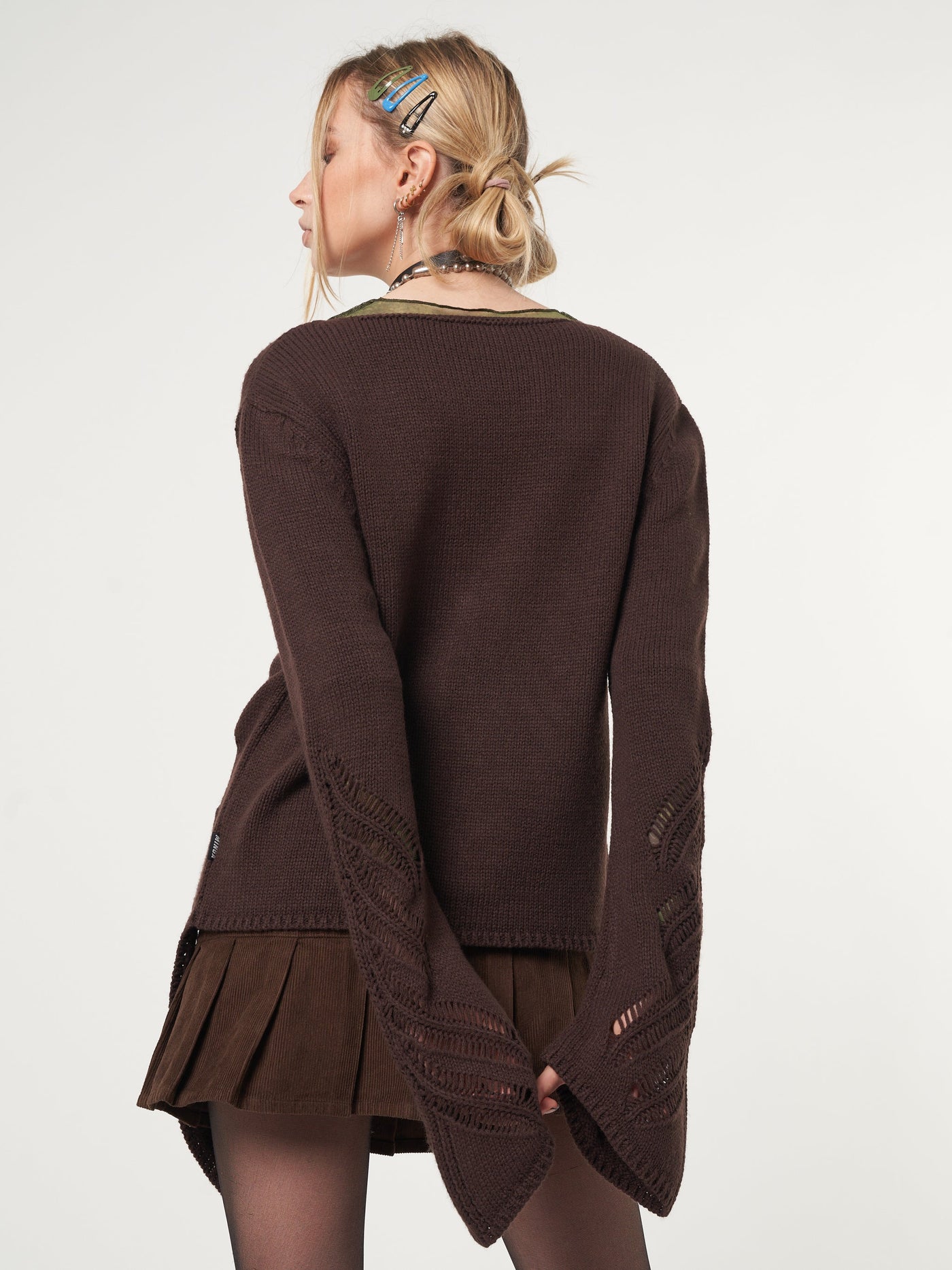 Fairy Asymmetric Tie Front Cardigan - Minga London
