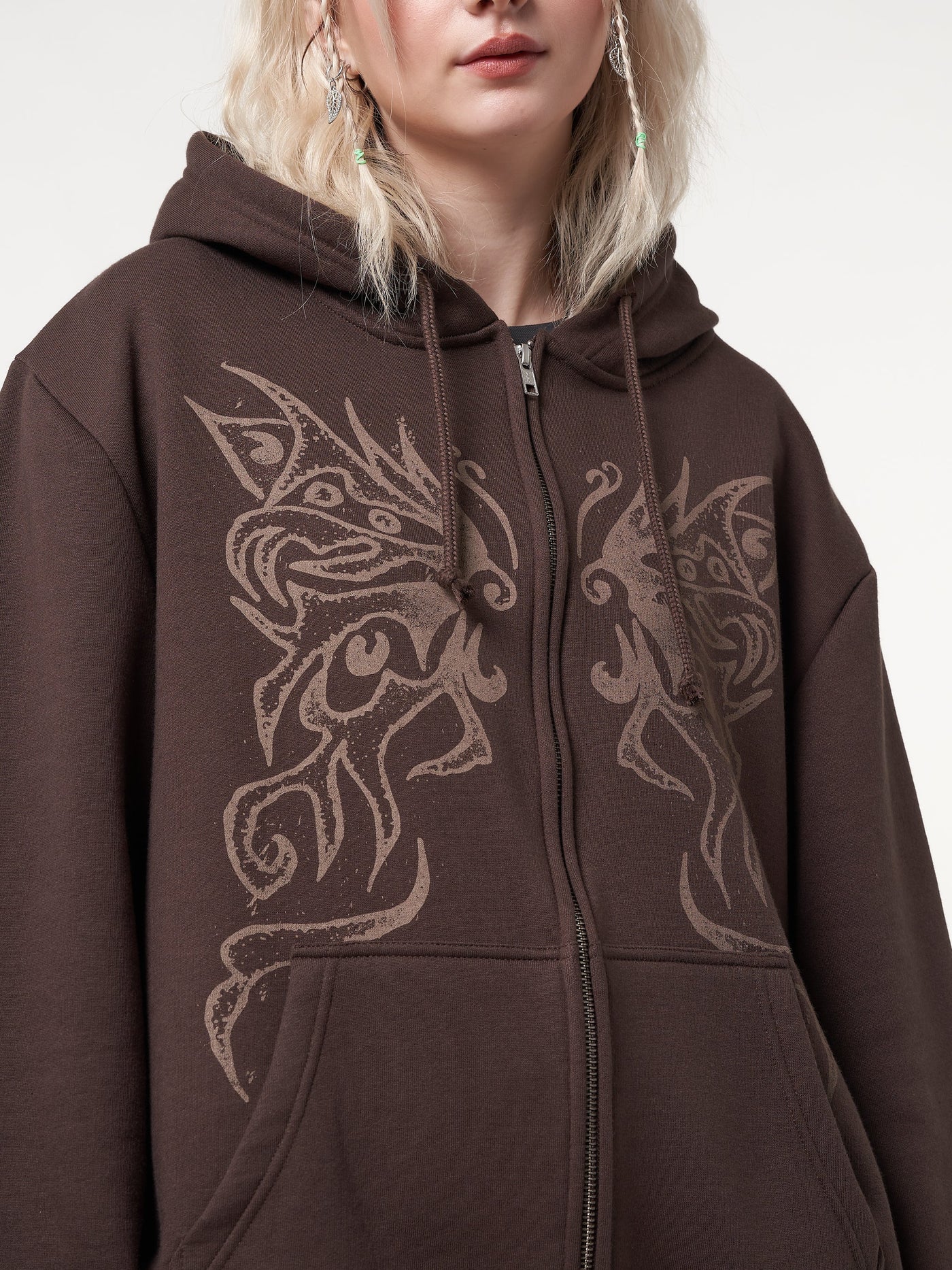 Fairy Wings Zip Up Hoodie Jacket - Minga London