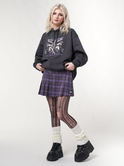 Lana Plaid Pleated Mini Skirt - Minga London